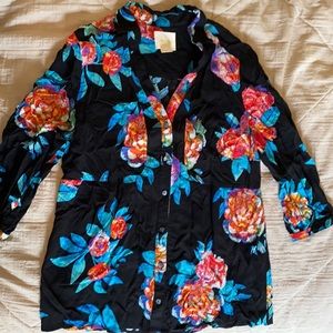 Maeve 3/4 sleeve button down